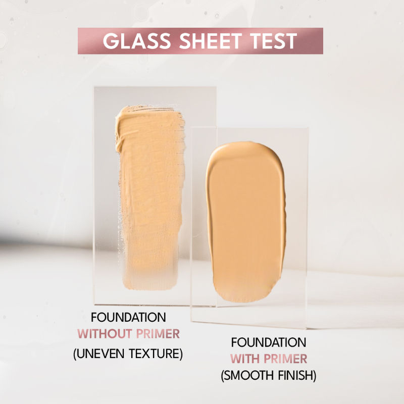Flicka Get Set Go Pore Blurring Primer With Spf Waterproof & Oil Control Silicon Based
