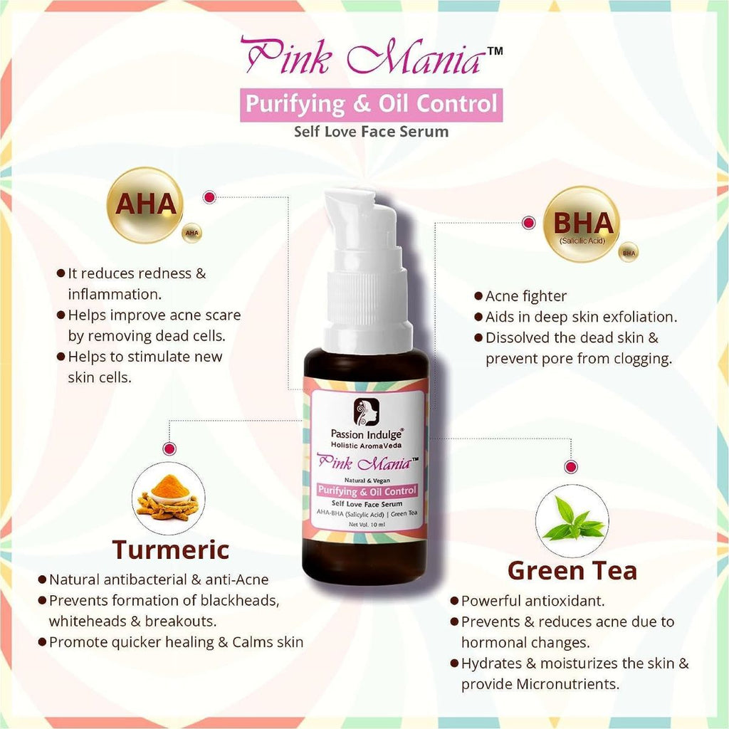 Passion Indulge Pink Mania Face Essential Oil Serum