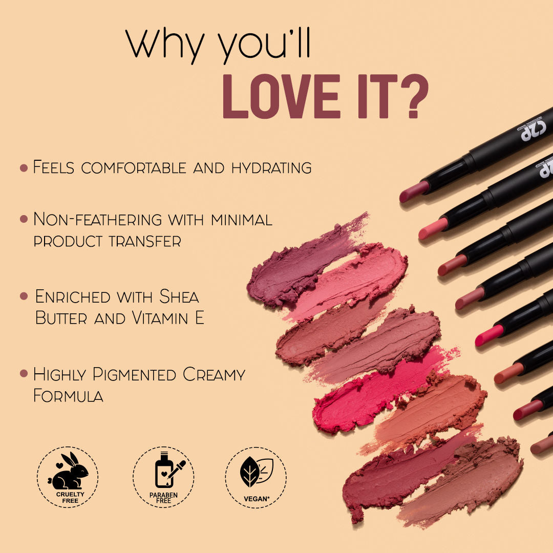C2P Pro Slice Non Transfer Matte Lipstick