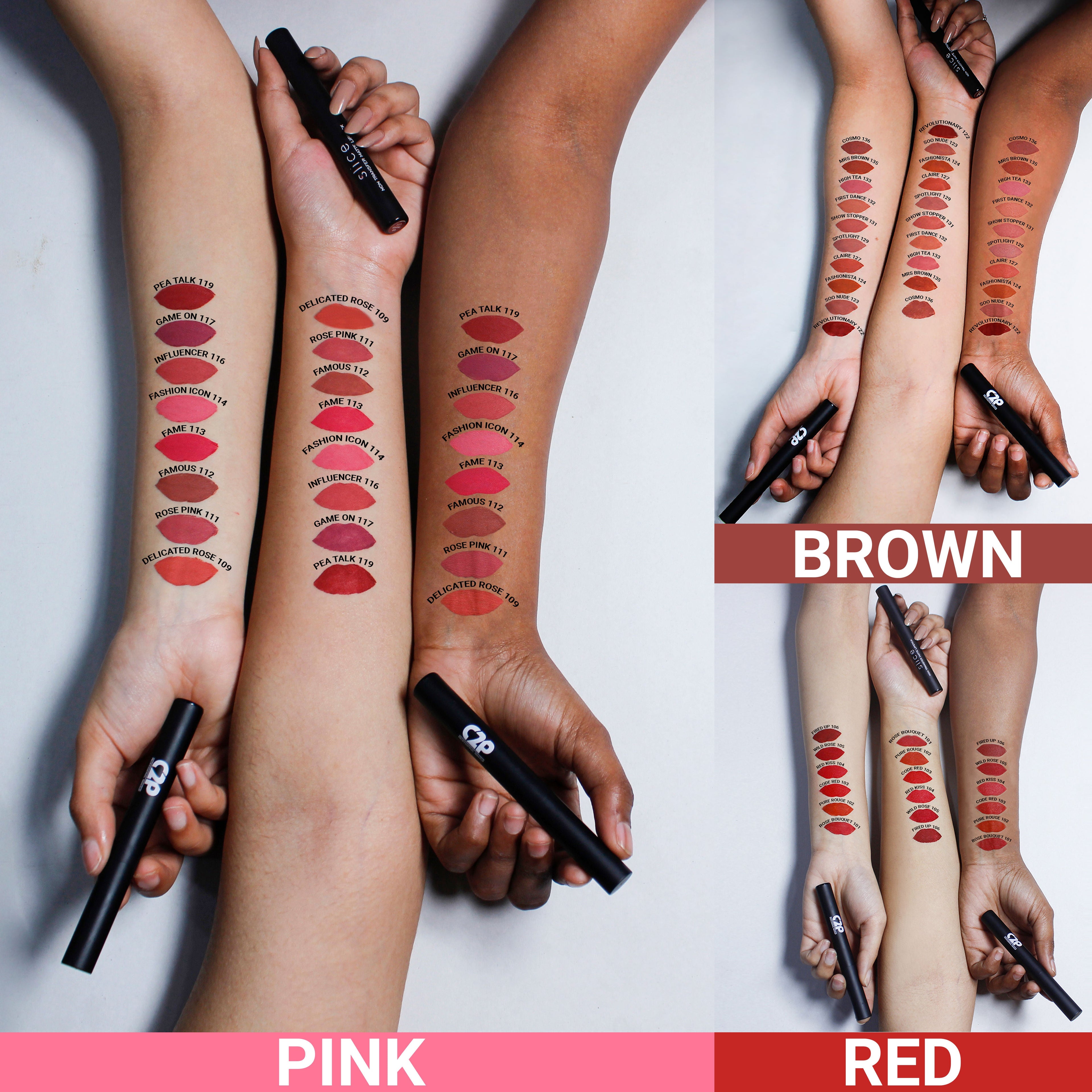 C2P Pro Slice Non Transfer Matte Lipstick