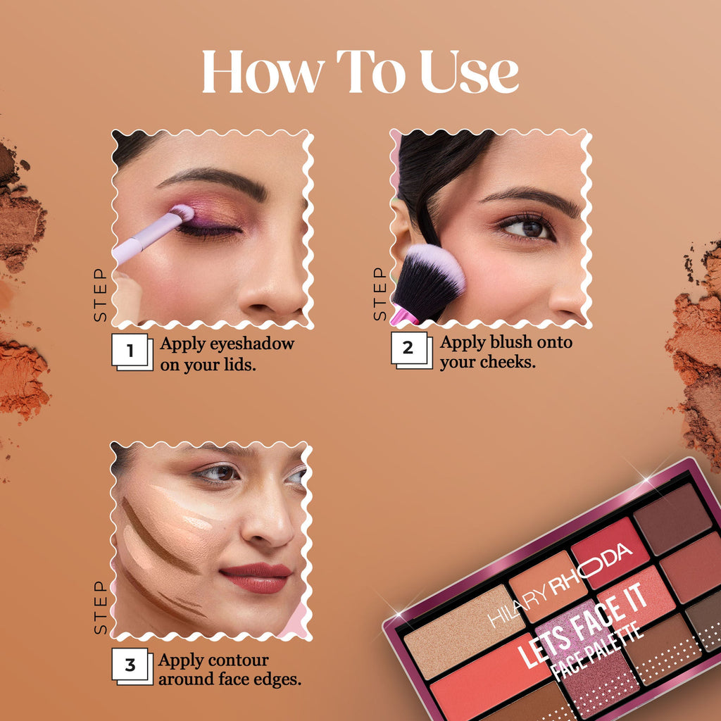 Hilary Rhoda Lets Face It Face Palette