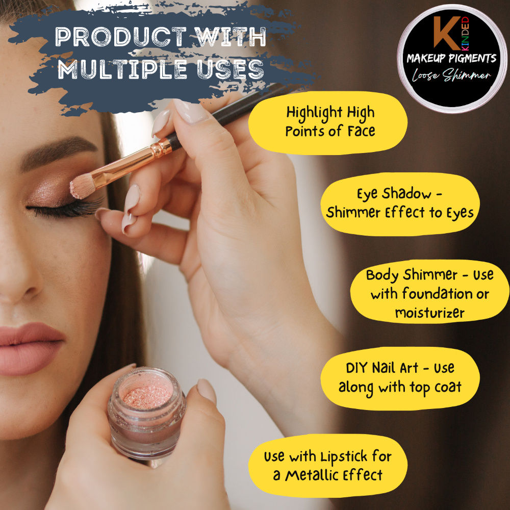 KINDED Loose Shimmer Makeup Foil Pigments Powder
