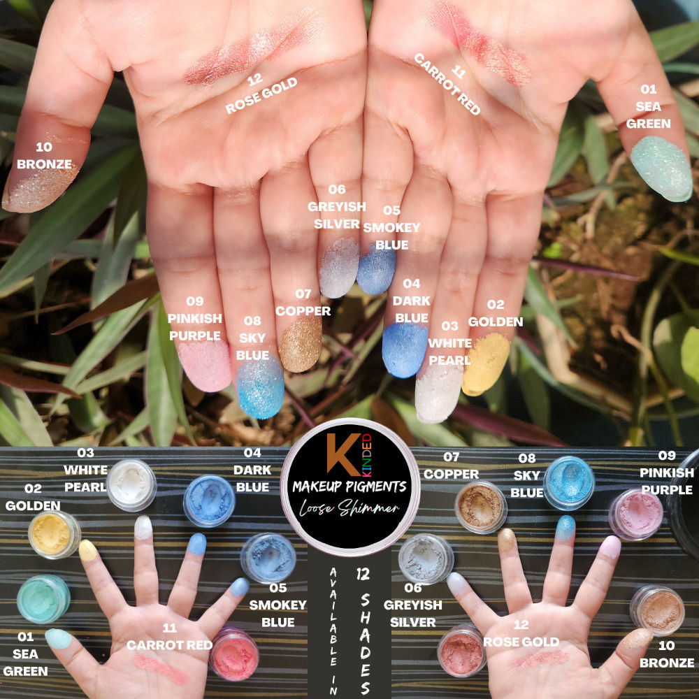 KINDED Loose Shimmer Makeup Foil Pigments Powder
