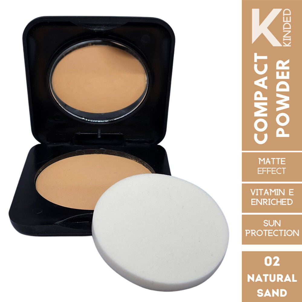 KINDED Sun Protection Compact Powder with Vitamin E