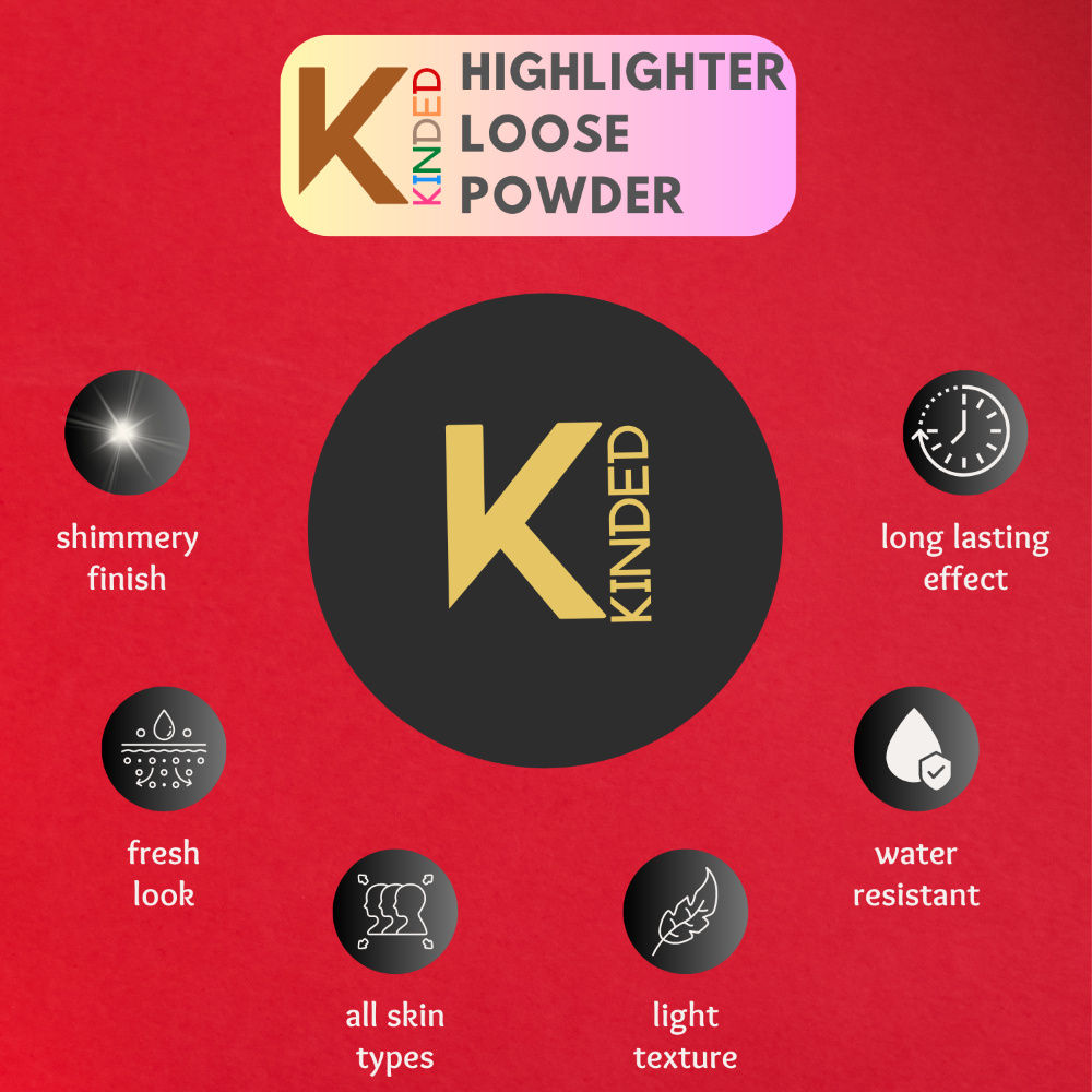 KINDED Highlighter Loose Powder
