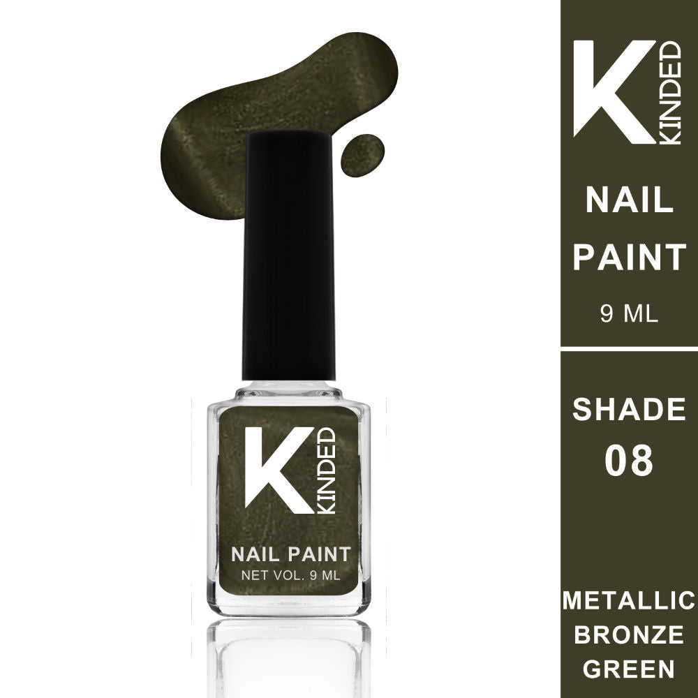 KINDED Long Stay Metallic Finish Nail Paint