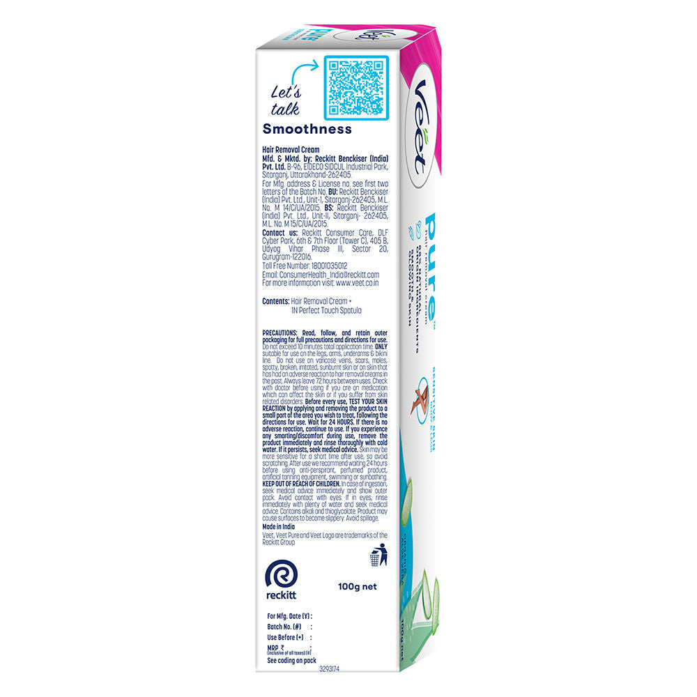 Veet Pure Hair Removal Cream For Women For Sensitive Skin