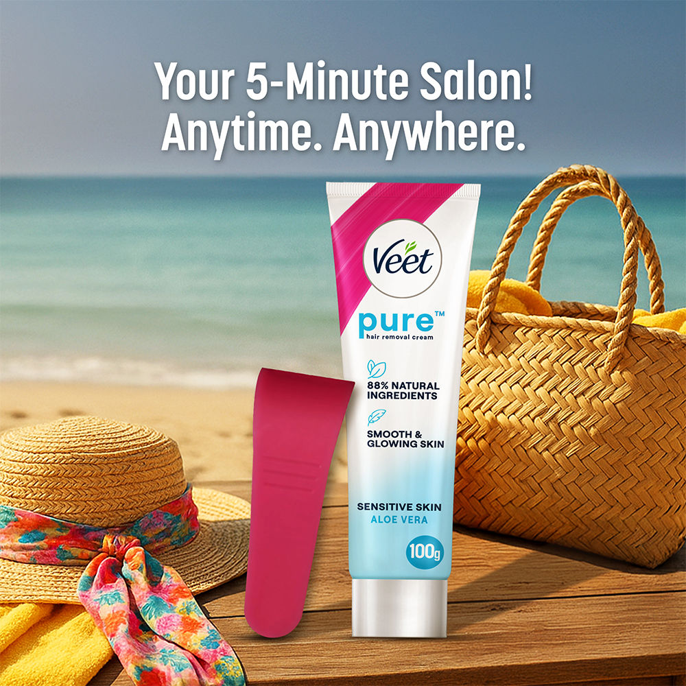 Veet Pure Hair Removal Cream For Women For Sensitive Skin