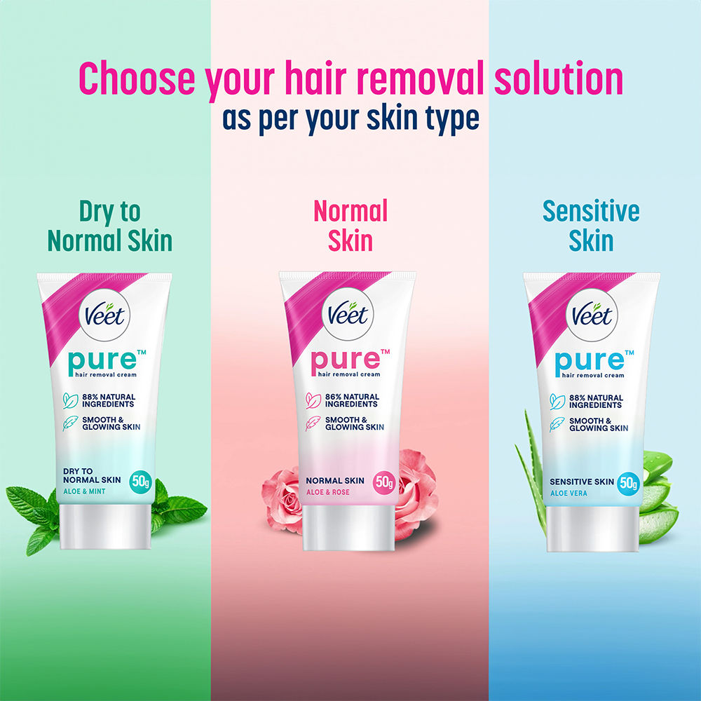 Veet Pure Hair Removal Cream For Women For Sensitive Skin