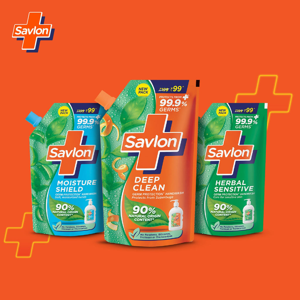 Savlon Deep Clean Germ Protection Liquid Handwash Refill Pouch