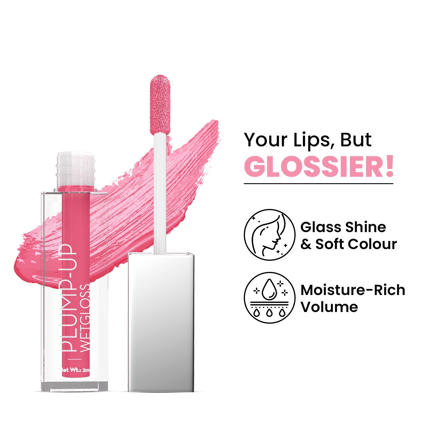 Swiss Beauty Plump Up Wet Lip Gloss For Glossy And Fuller Lips