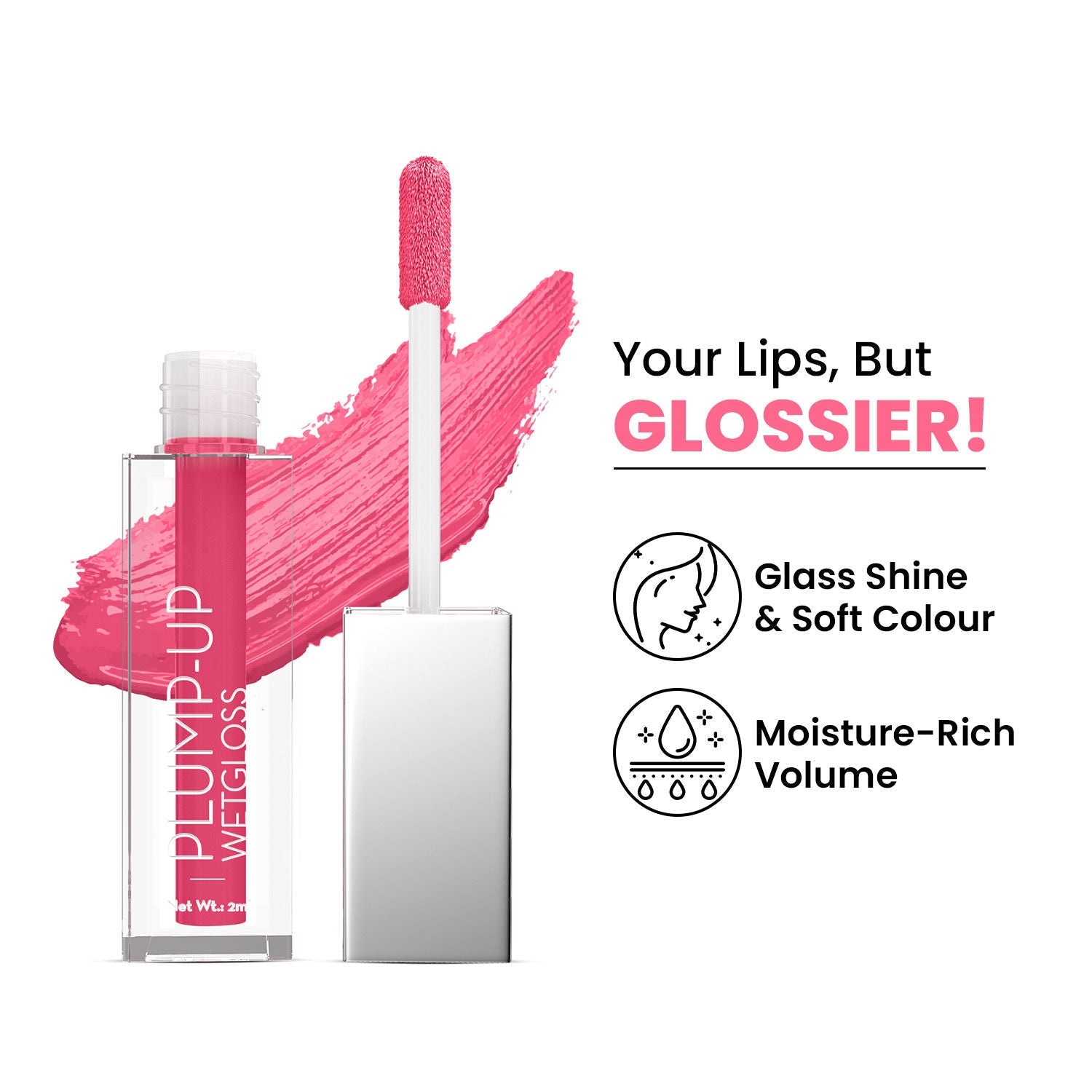 Swiss Beauty Plump Up Wet Lip Gloss For Glossy And Fuller Lips
