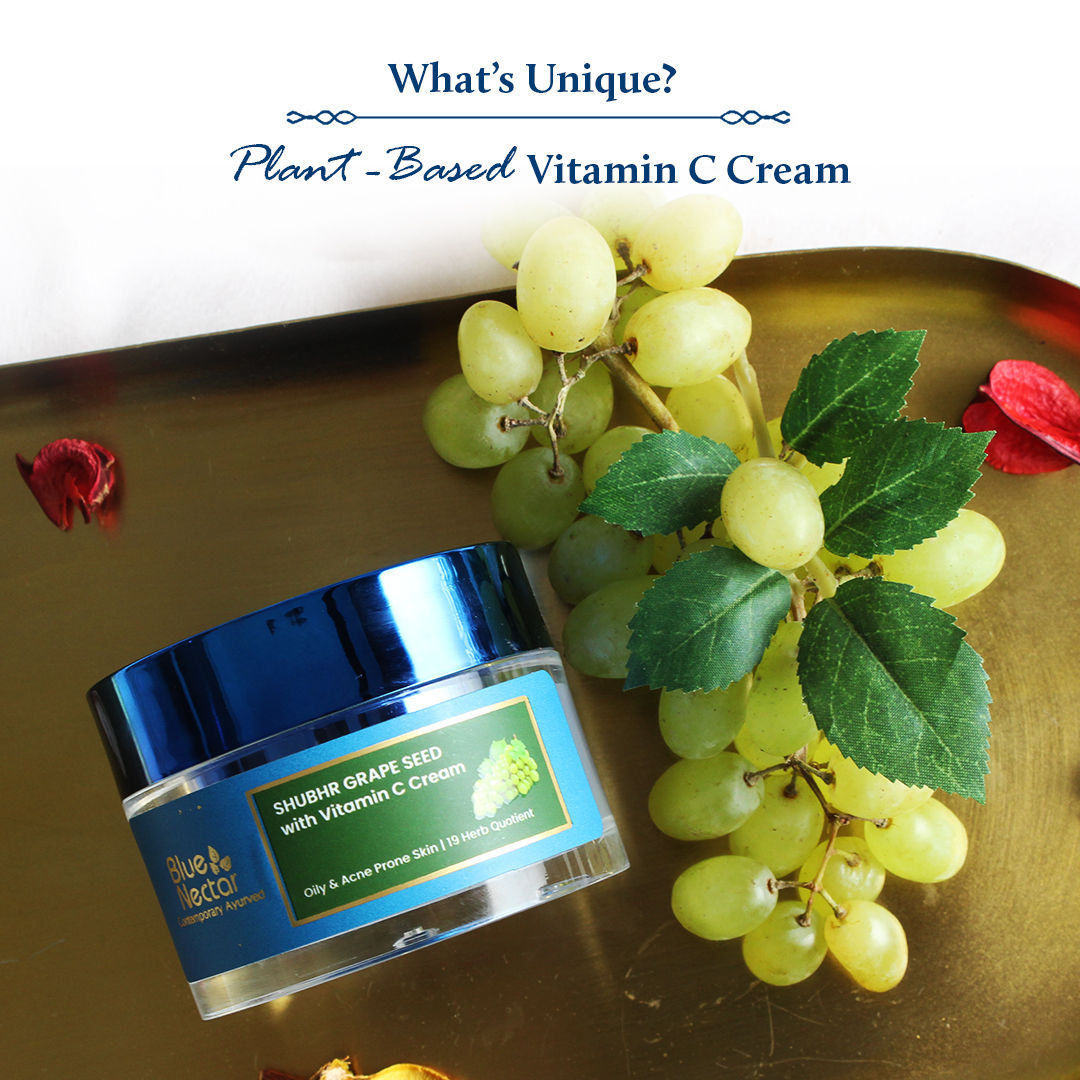 Blue Nectar Vitamin C Oil Free Cream for Oily & Acne Prone Skin for Men