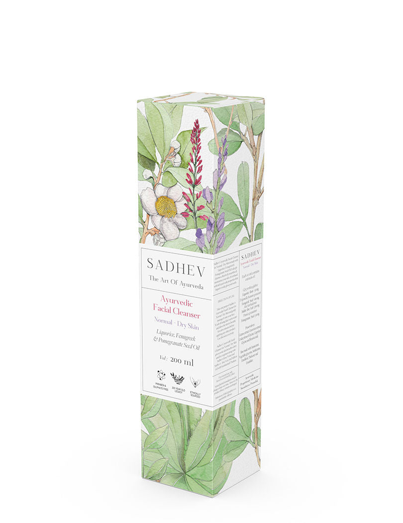 SADHEV Ayurvedic Facial Cleanser Normal - Dry Skin