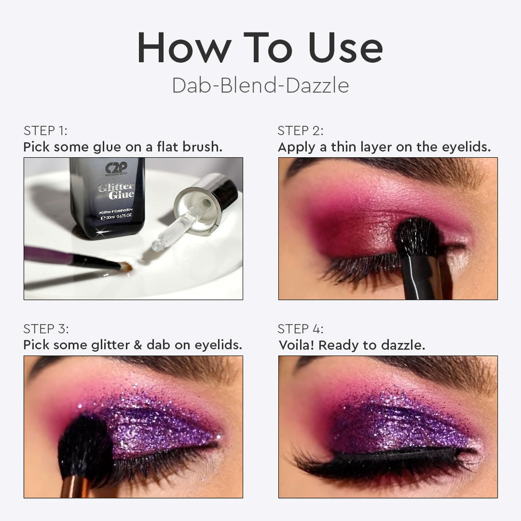 C2P Pro Uptown Loose Glitter for Eye Makeup Highly Pigmented Eyeshadow Powder