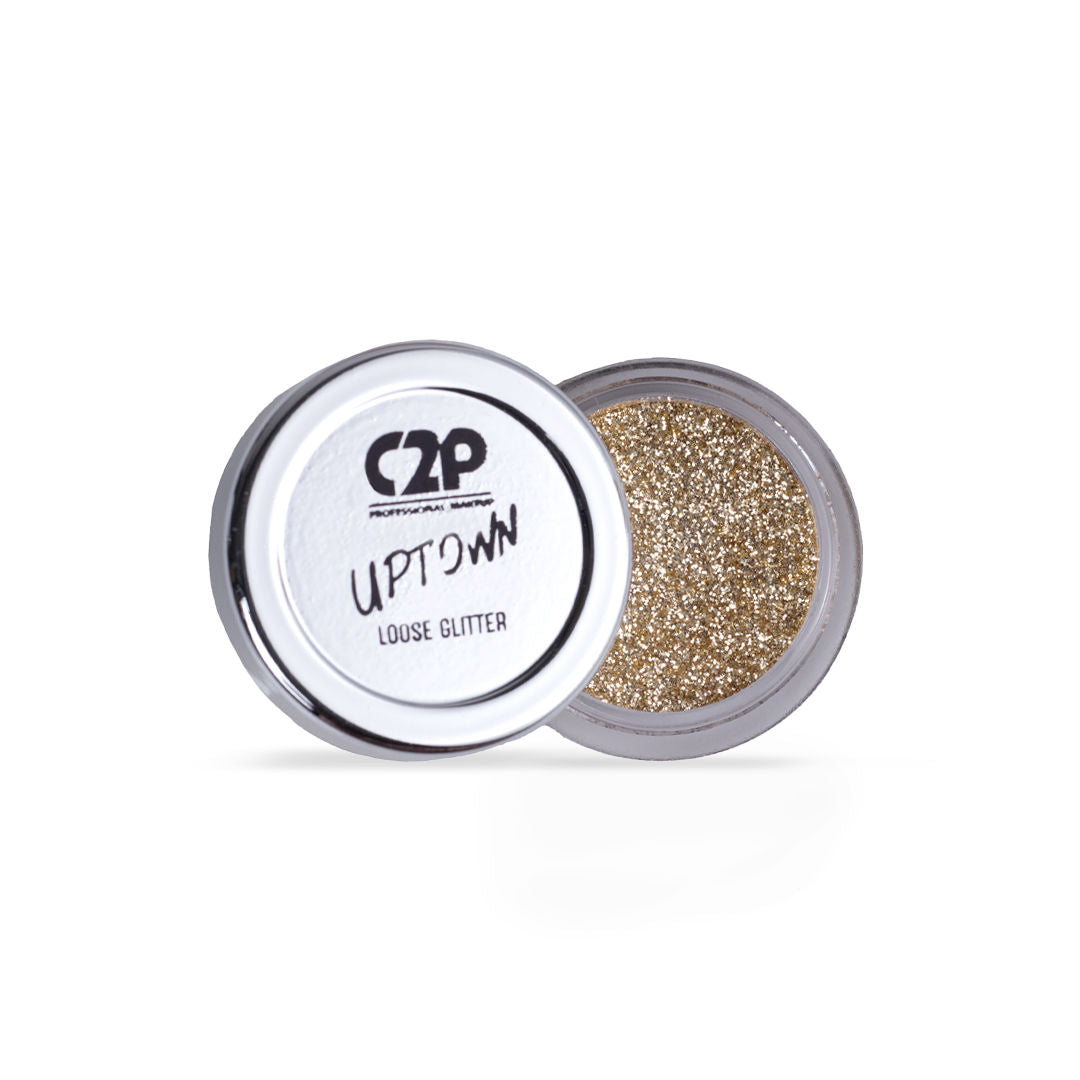 C2P Pro Uptown Loose Glitter for Eye Makeup Highly Pigmented Eyeshadow Powder