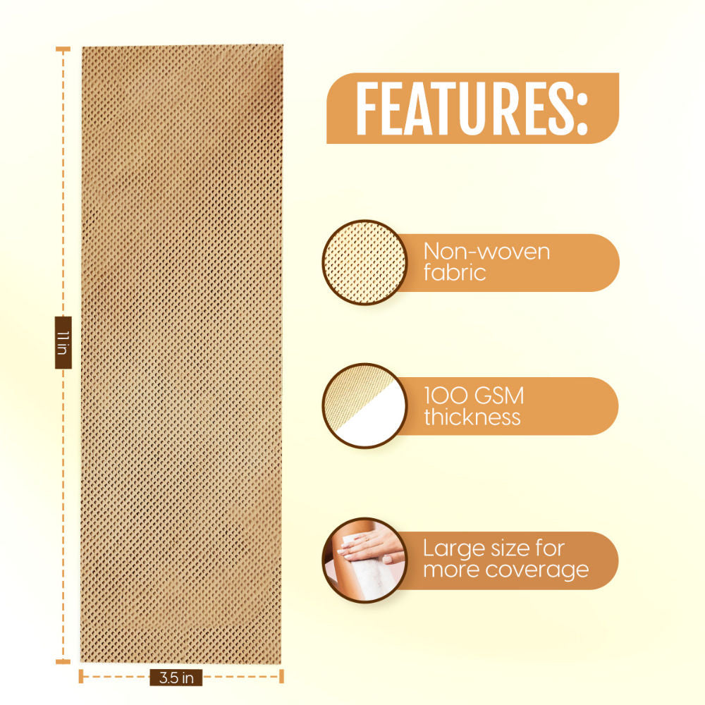 Matra Wax Strips Hair Waxing for Full Body Facial Hair Removal - Free Wooden Stick Knife Applicators
