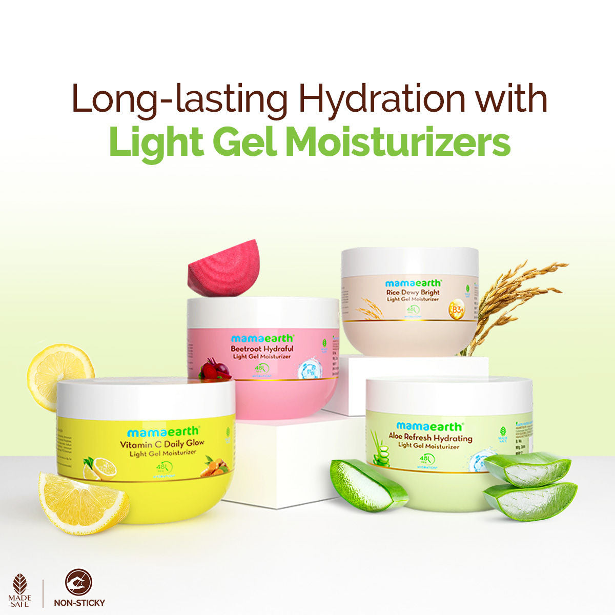 Mamaearth Aloe Refresh Hydrating Light Gel Moisturizer