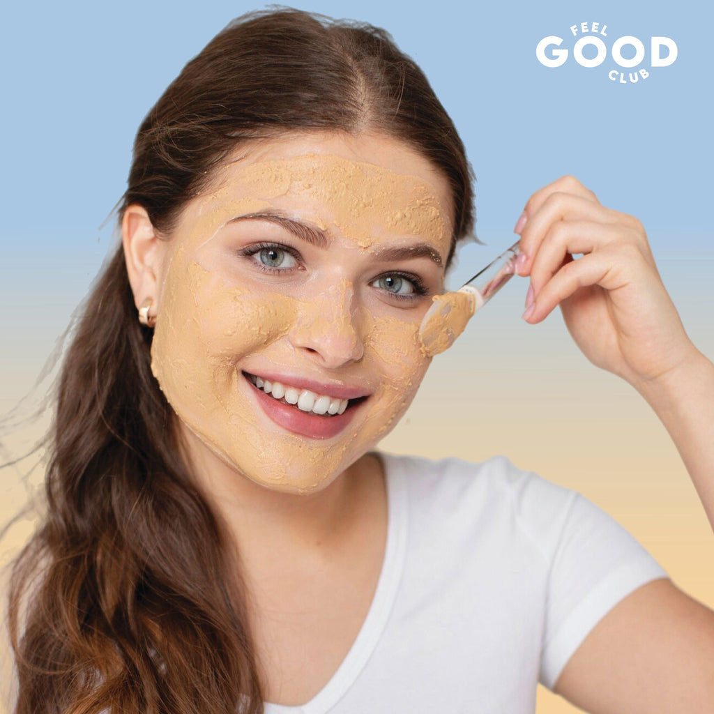 Feel Good Club Orange Peel Powder -Pure & Natural Detan Face Mask/ Pack For Skin Care Glow