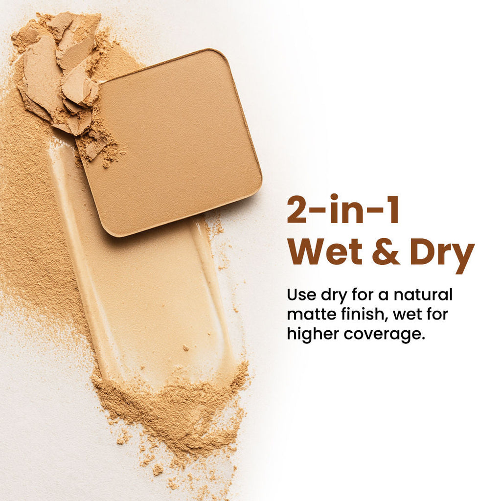 Flicka Dap & Dance Compact Pressed Powder Waterproof Weightless Seamless Matte Finish