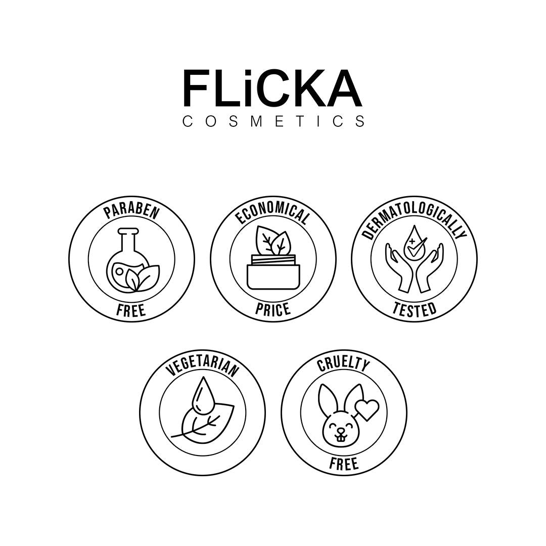 Flicka Dap & Dance Compact Pressed Powder Waterproof Weightless Seamless Matte Finish