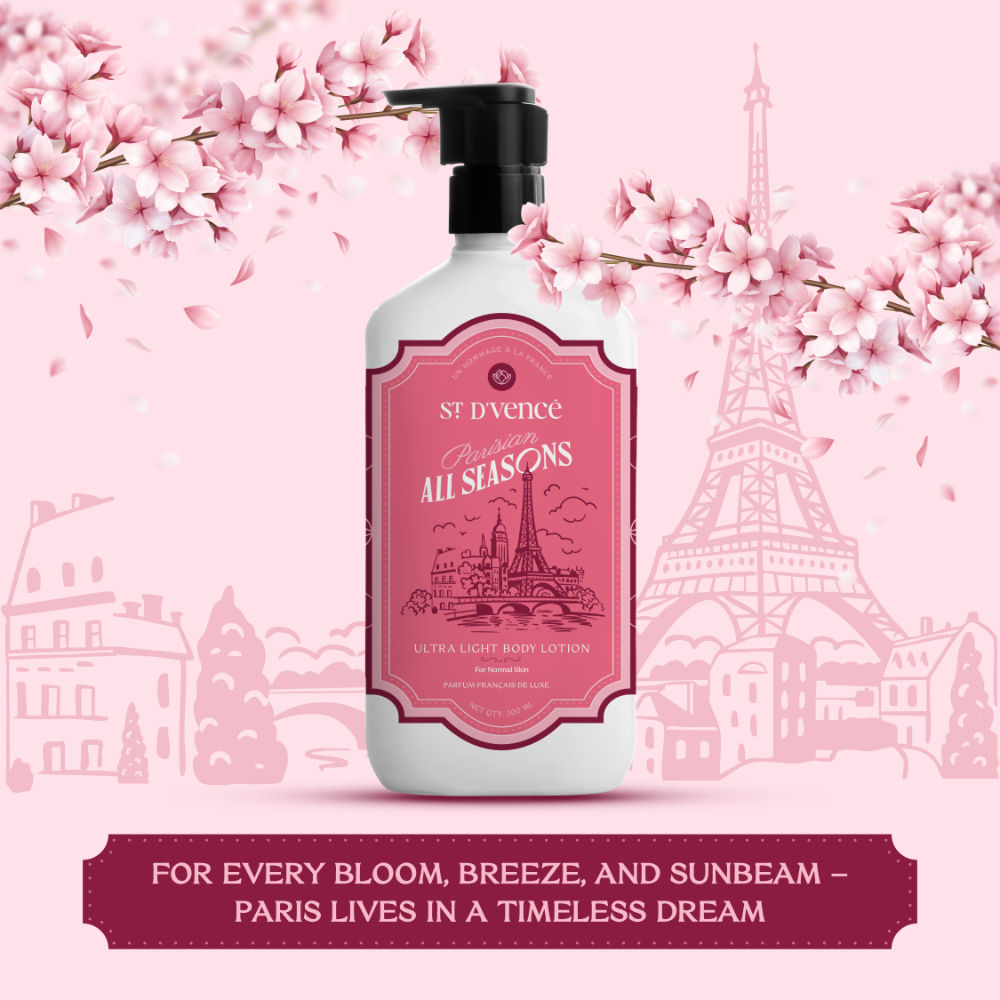 St. D'Vencé Parisian All Seasons Ultra Light Original Moisturizer Body Lotion