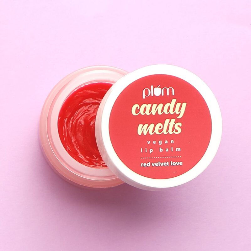 Plum Candy Melts Vegan Lip Balm - Red Velvet Love