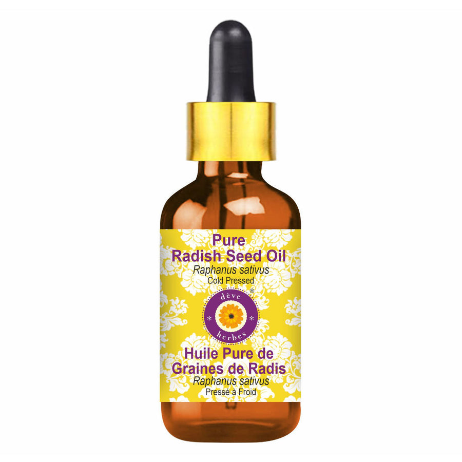 Deve Herbes Cold Pressed Pure Radish Seed Oil For Hair & Skin Massage