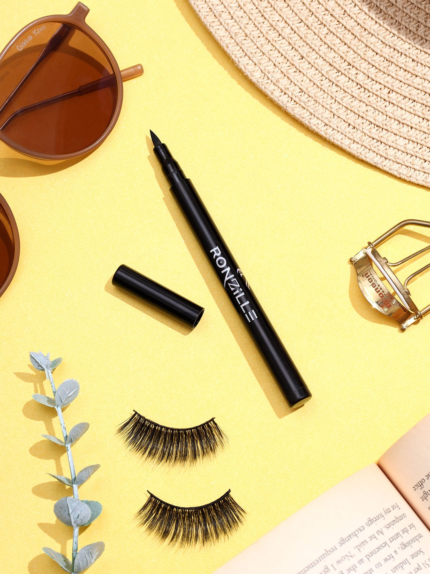 Ronzille Deep Black Sketch Matte Eyeliner Pencil Black