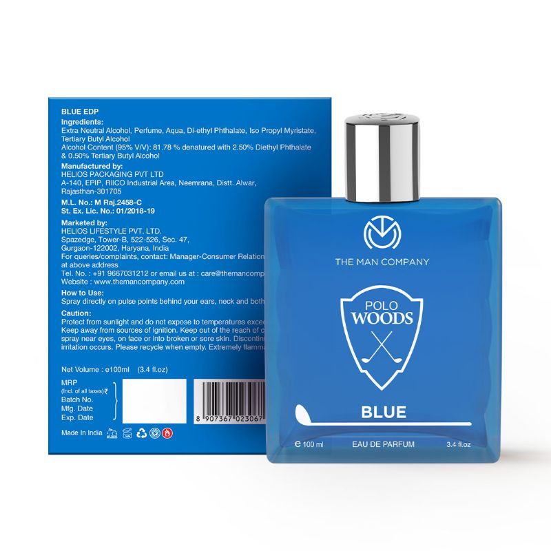 The Man Company EDP For Men Polo Blue