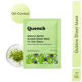 Quench Korean Bubble Sheet Mask with Matcha Green Tea