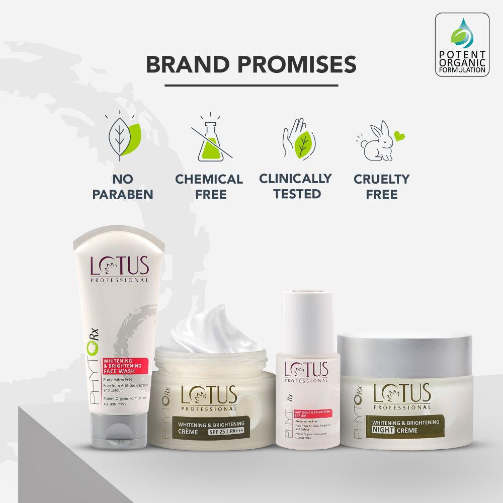 Lotus Professional PhytoRx Whitening & Brightening Night Face Cream, With Age-Defying Formula