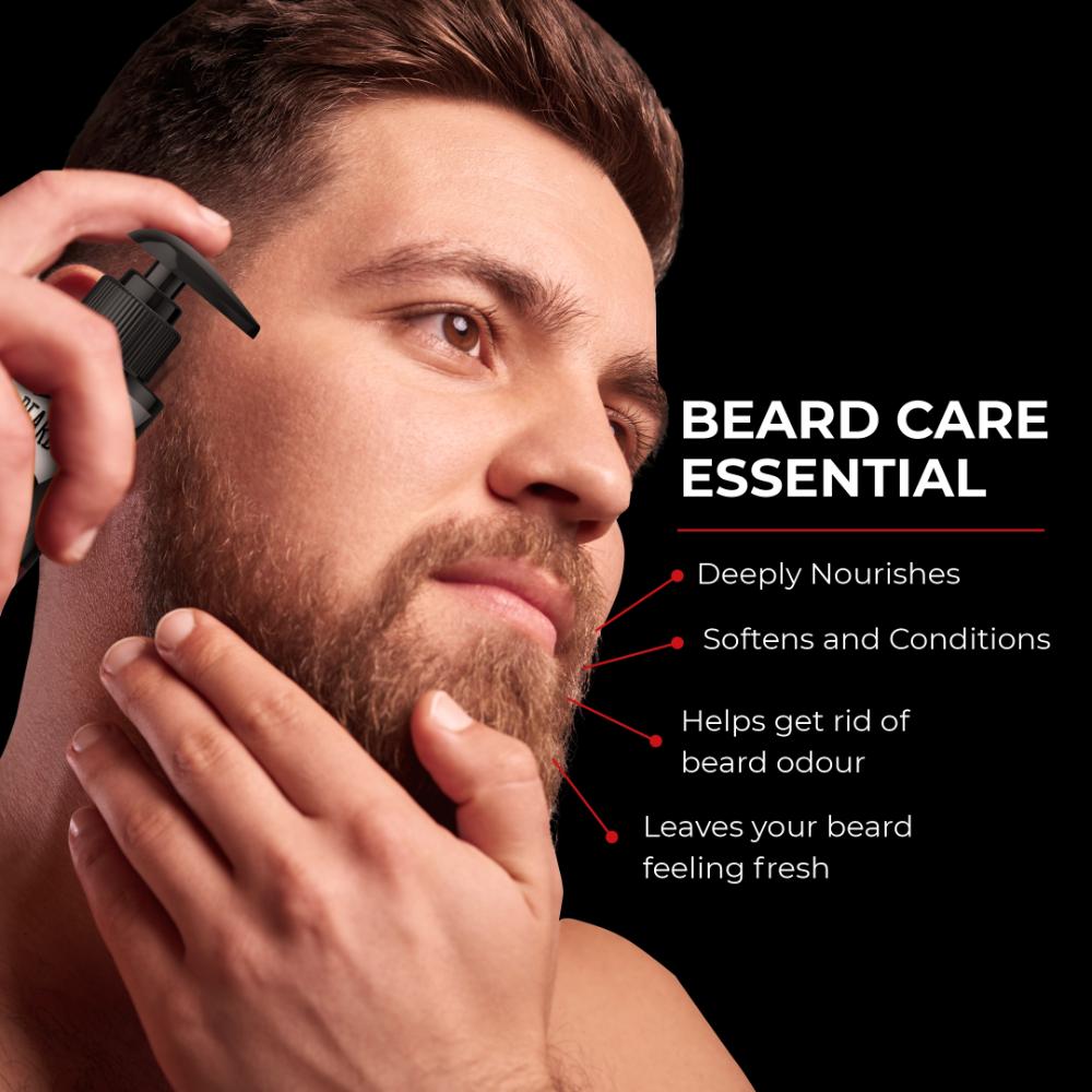 Beardo Godfather Beard Wash for men, Actively cleanses skin and beard