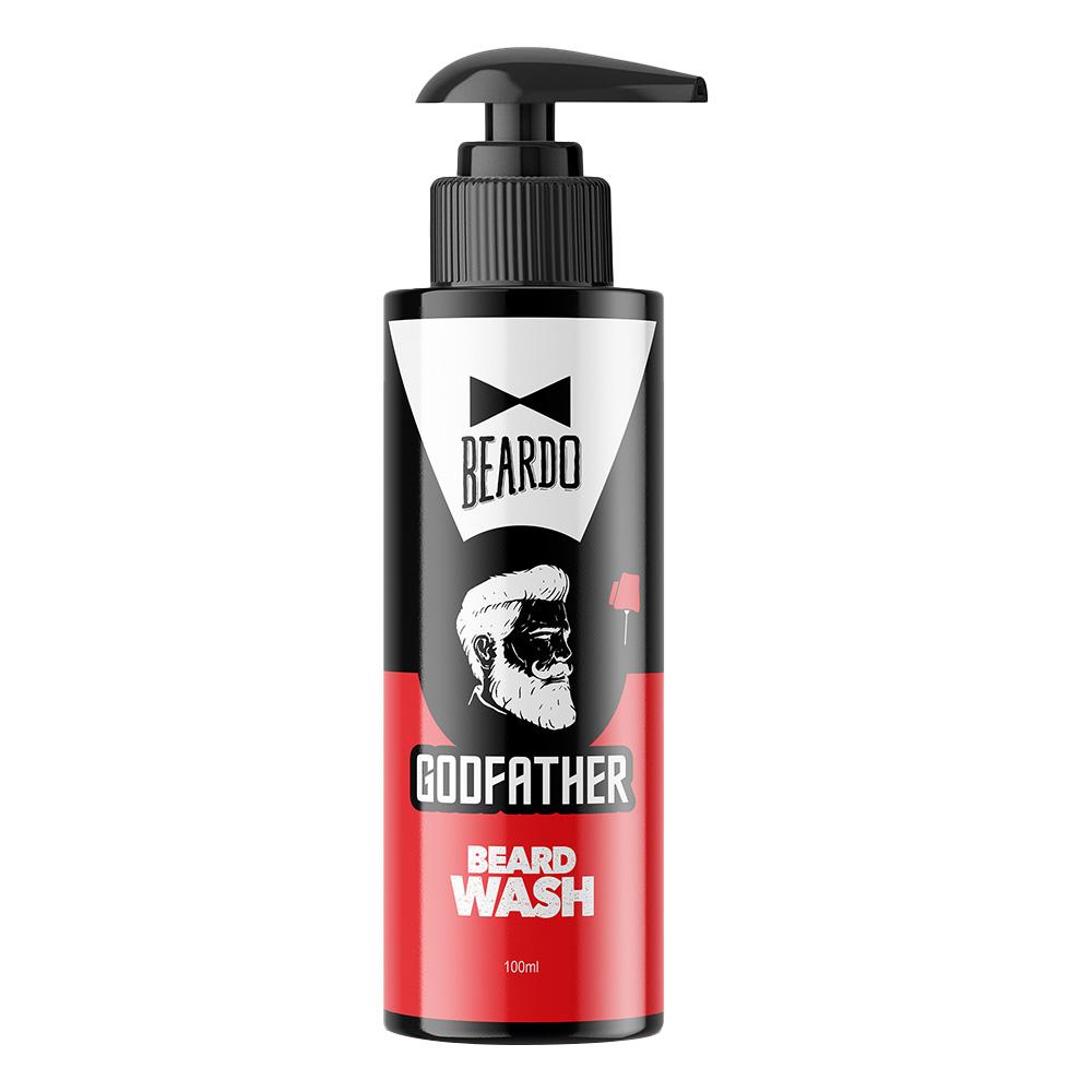 Beardo Godfather Beard Wash for men, Actively cleanses skin and beard