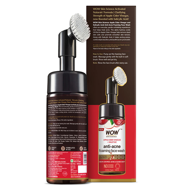 WOW Skin Science Apple Cider Vinegar Face Wash