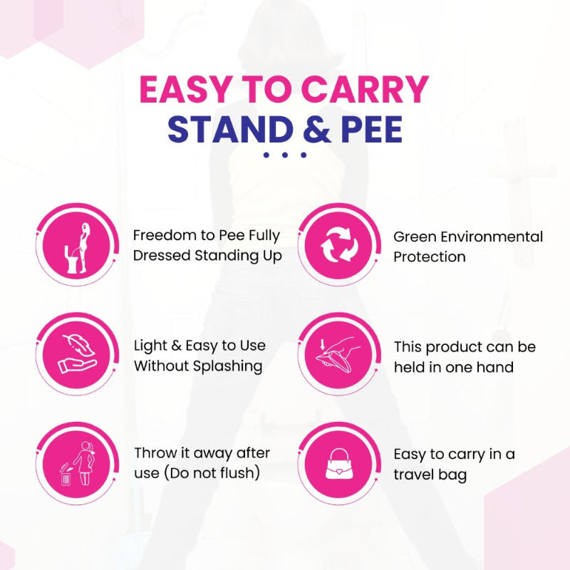 MildCares Disposable Stand & Pee Female Urination Device