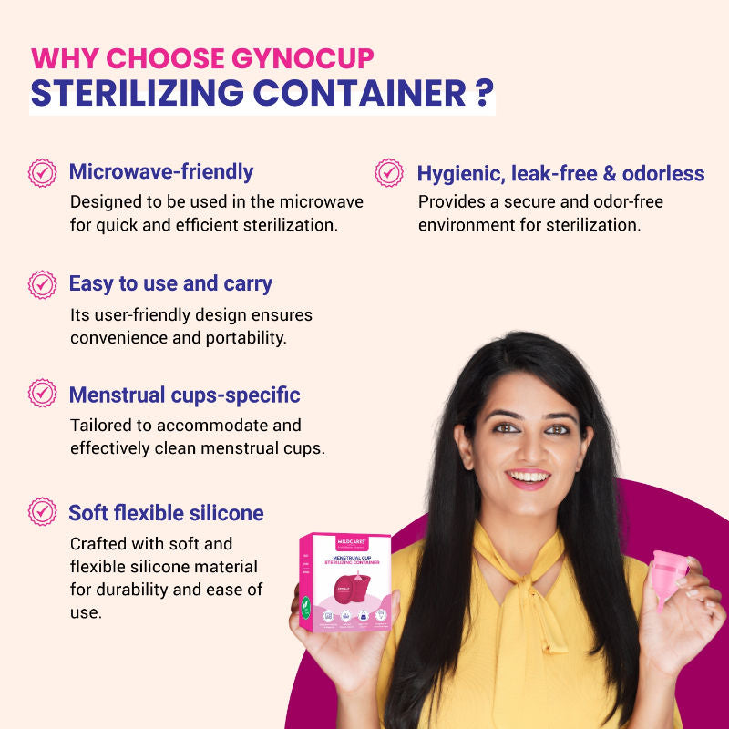 MildCares Menstrual Cup Sterilizer For GynoCup