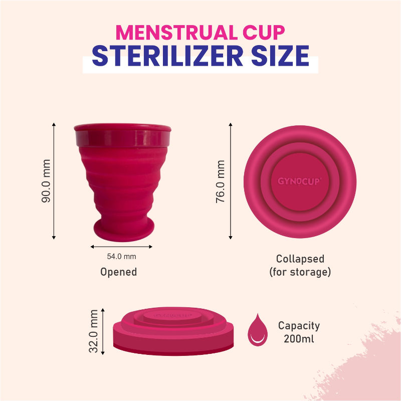 MildCares Menstrual Cup Sterilizer For GynoCup