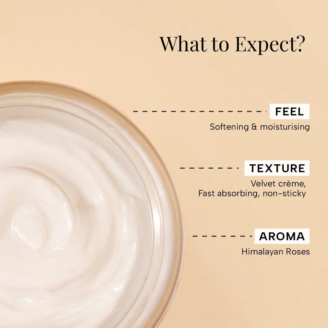 RAS Luxury Oils Brighten Exfoliating Creme Body Butter Enriched With Himalayan Roses & Pink Pepper
