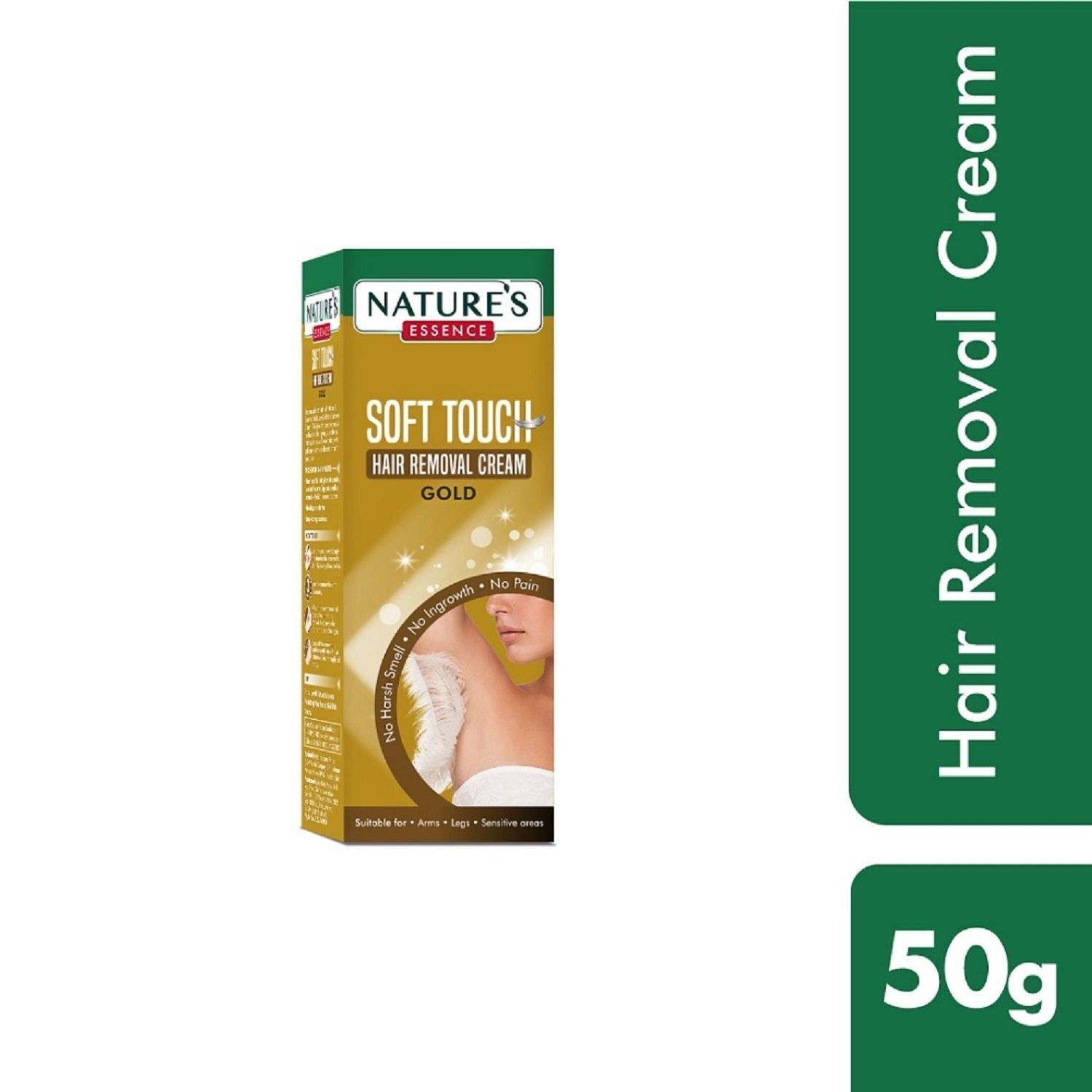 Nature's Essence Soft Touch Hair Removal Cream Gold For All Skin Types