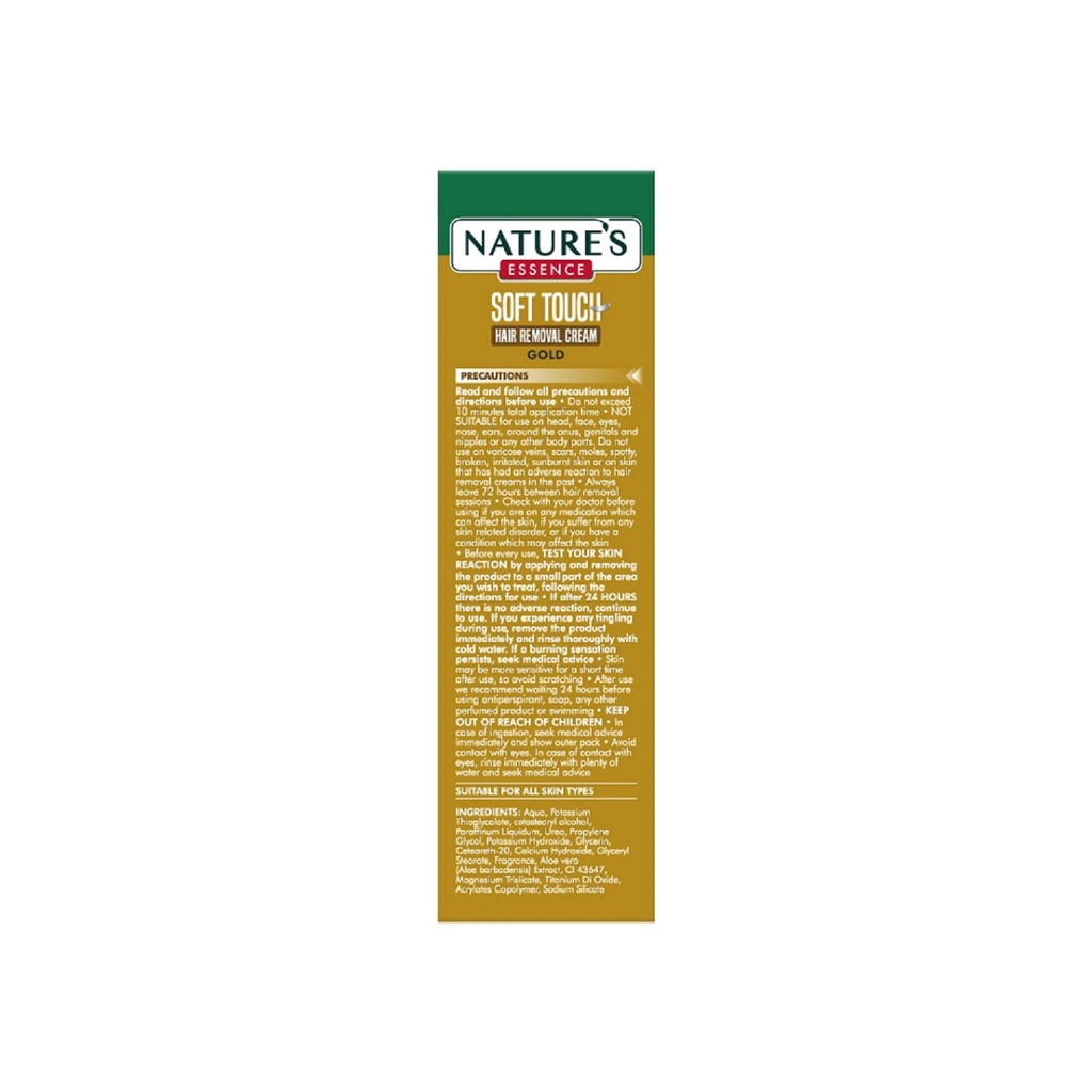 Nature's Essence Soft Touch Hair Removal Cream Gold For All Skin Types