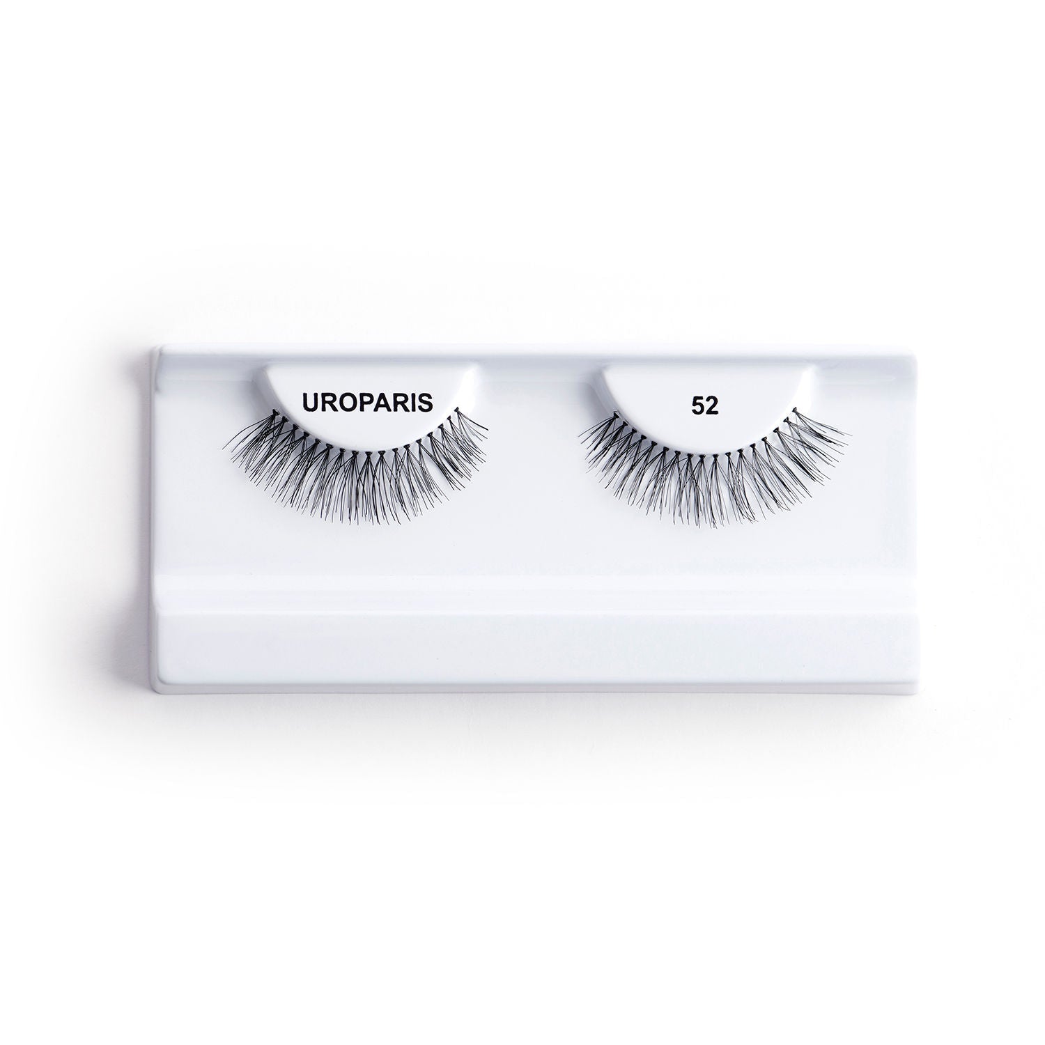 Uroparis Human Hair Eyelashes - 52 / BLACK