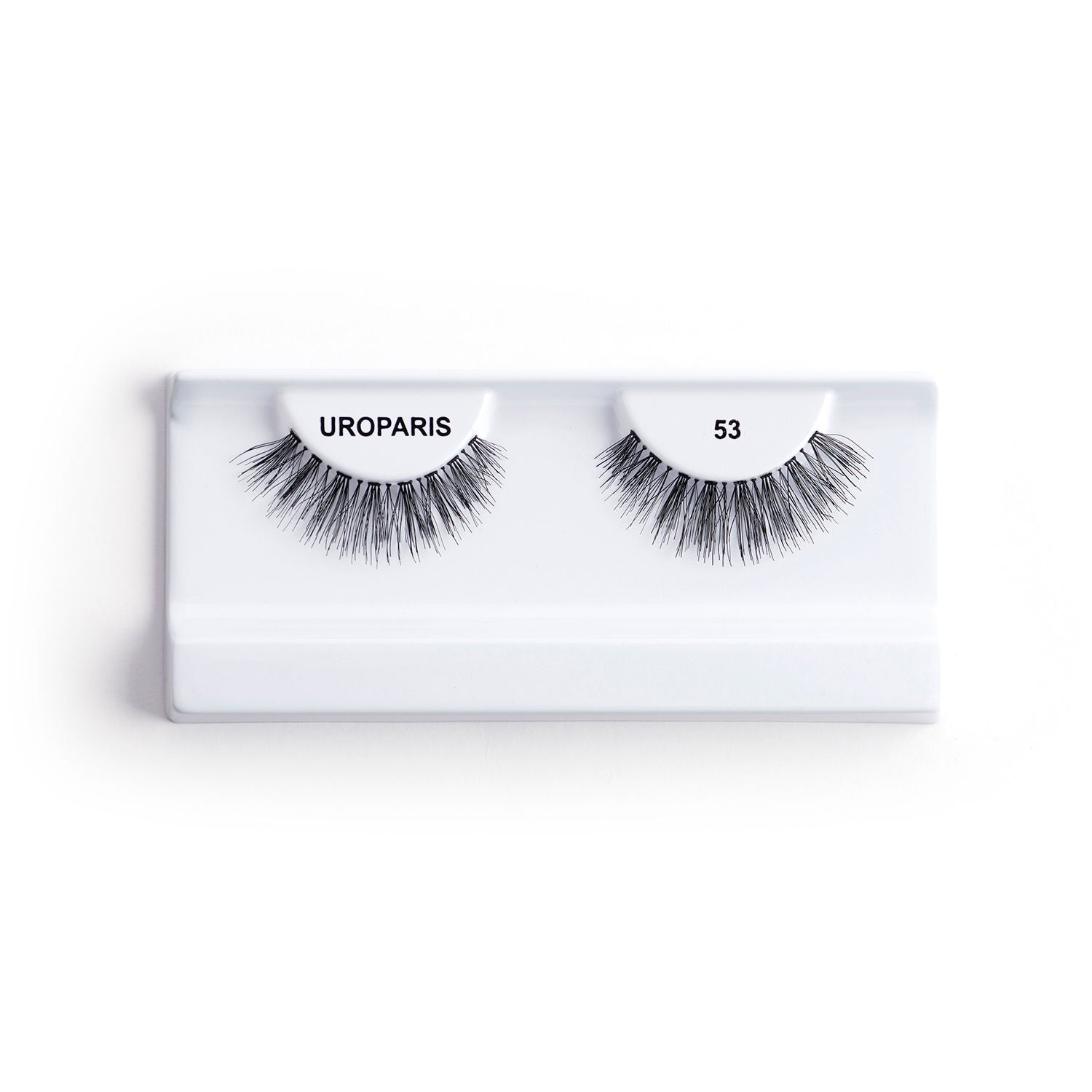 Uroparis Human Hair Eyelashes - 53 / BLACK