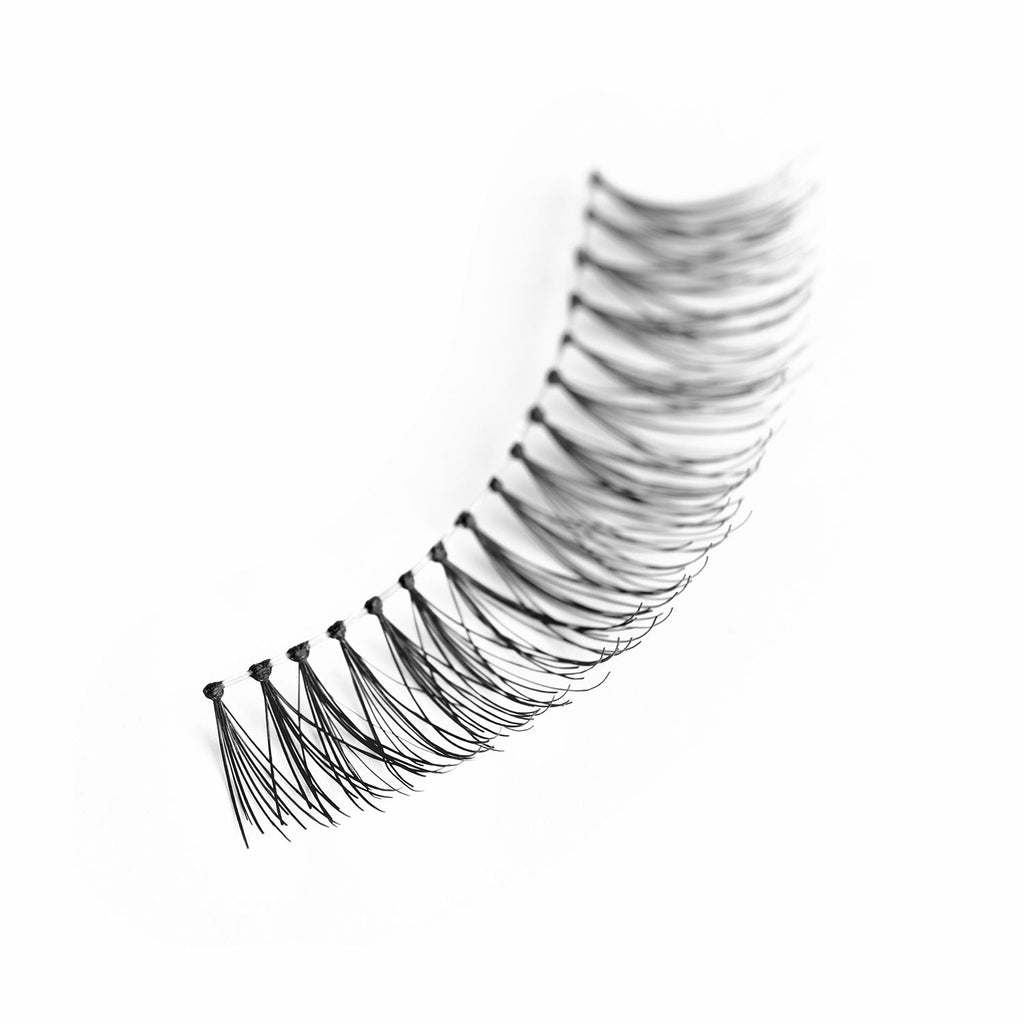 Uroparis Human Hair Eyelashes - 55 / BLACK