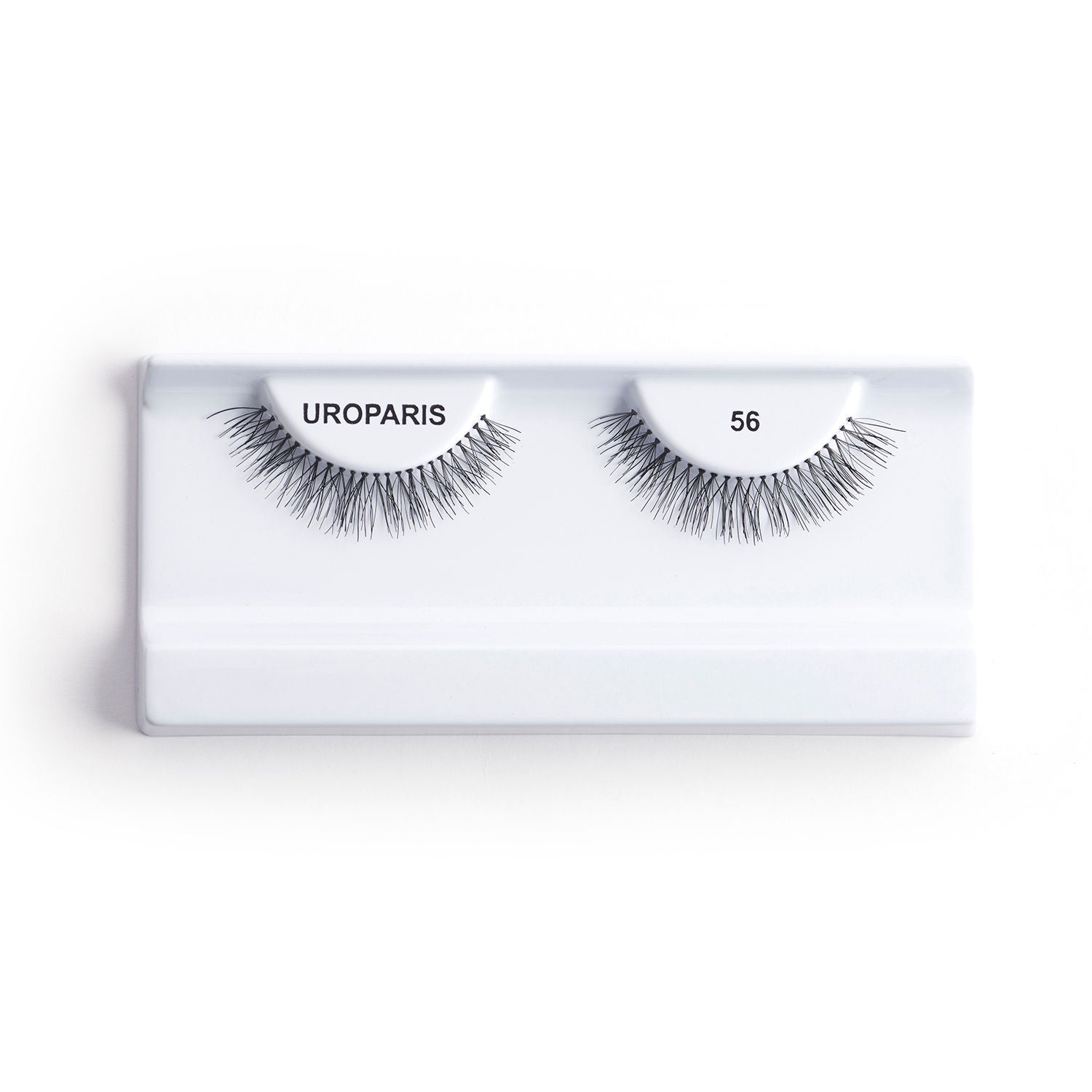 Uroparis Human Hair Eyelashes - 56 / BLACK