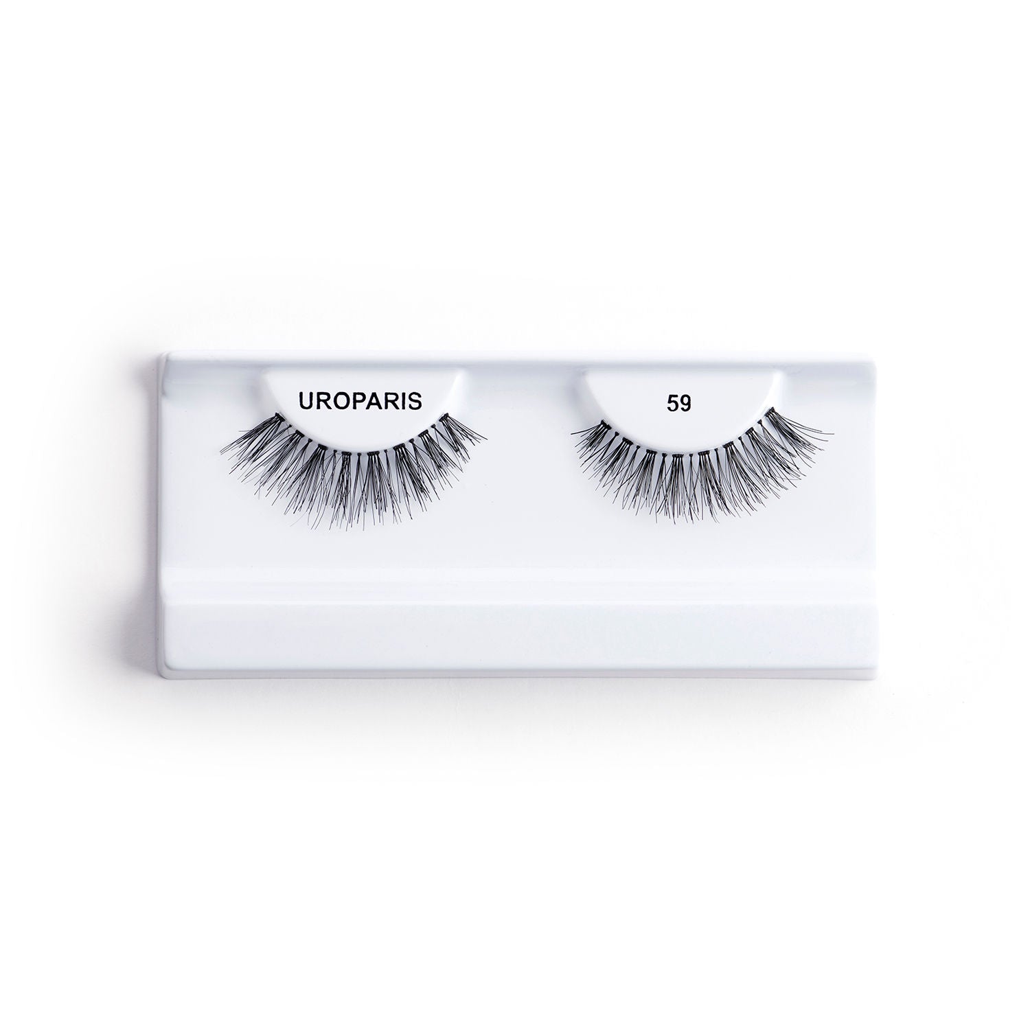 Uroparis Human Hair Eyelashes - 59 / BLACK