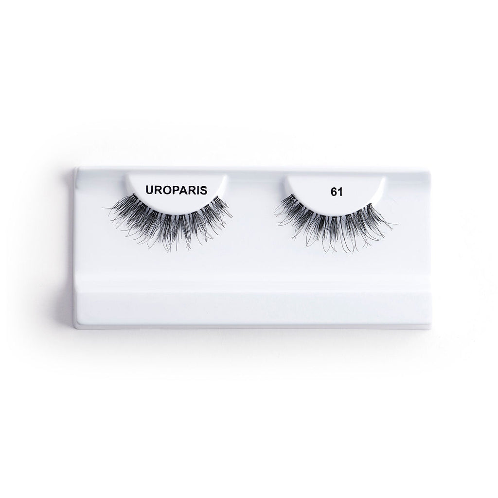 Uroparis Human Hair Eyelashes - 61 / BLACK
