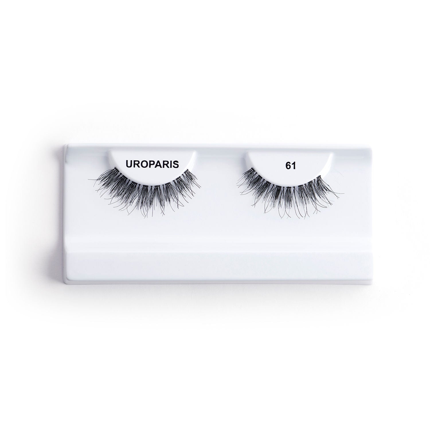 Uroparis Human Hair Eyelashes - 61 / BLACK