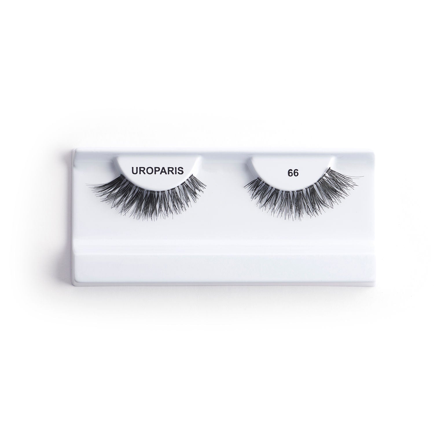 Uroparis Human Hair Eyelashes - 66 / BLACK