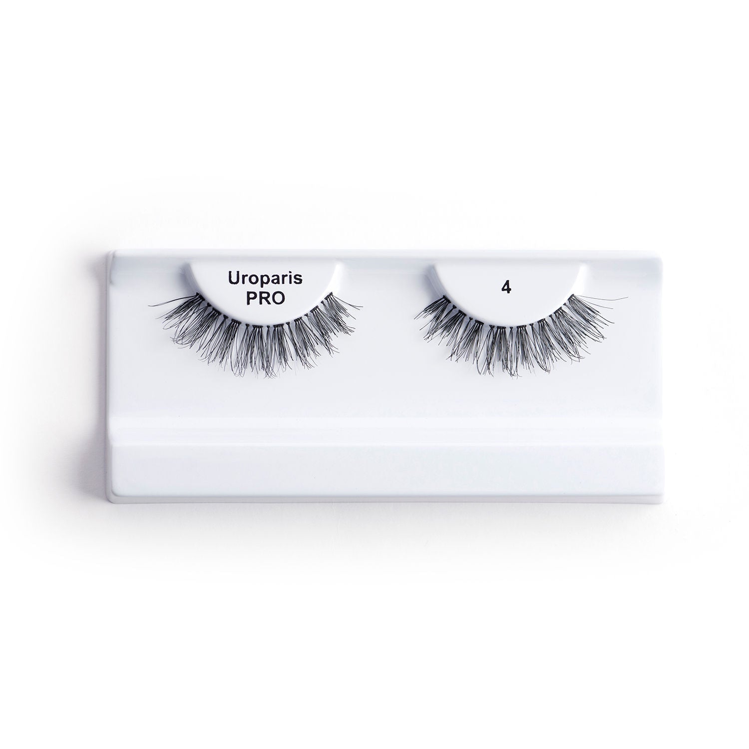 Uroparis Human Hair Eyelashes - PRO 4 / BLACK DOUBLE VOLUME HAIR